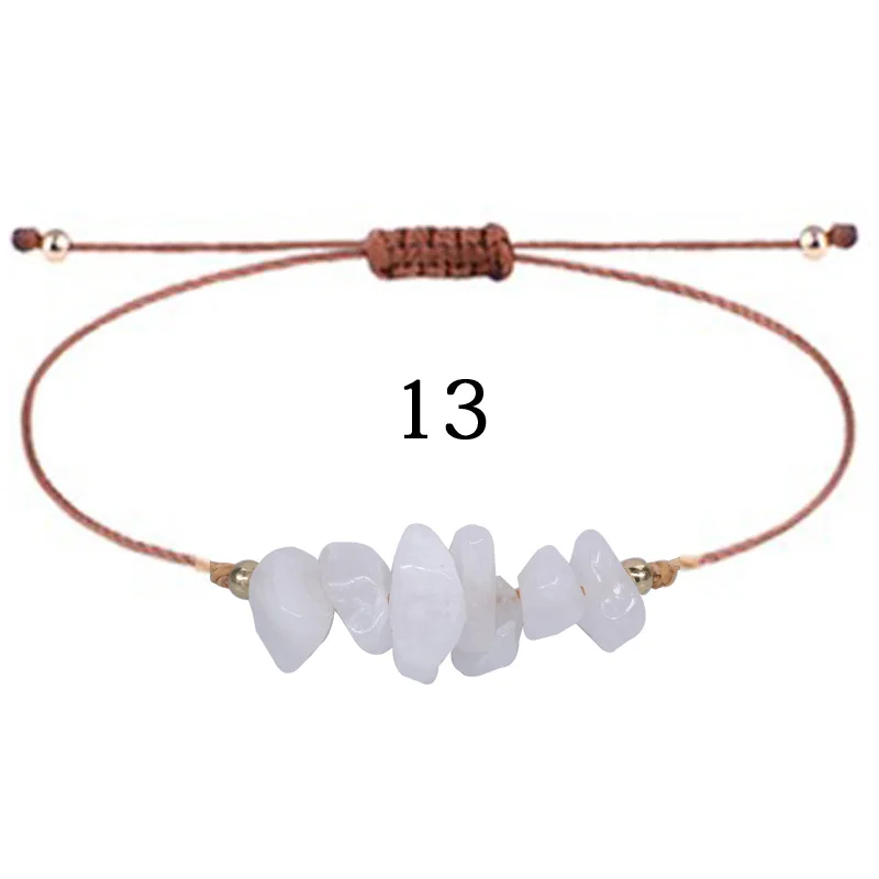 

SFB3 Rope DIY Bracelets For Women Handmade Woven Rope Chain Can Be Opened Gold Plated Copper Jewelry