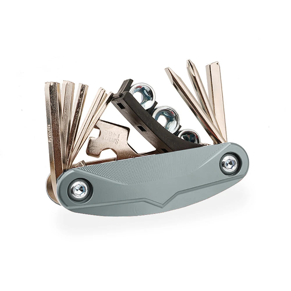 XIWAAUTO 16-in-1 Motorrad Werkzeug Set Für Honda Monkey Z125 - CNC Aluminium Reparatur Set In Grün