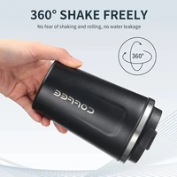 380ML/510ML Travel Coffee Mug Stainless Steel Thermal Mug Leakproof Tea Coffee Cup Car Vacuum Flasks Portable Insulated Bottles 5