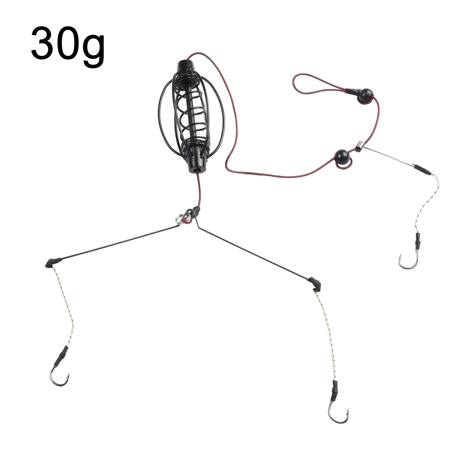1PCS Karpfen Angeln Feeder Europäischen Karpfen Angeln Käfige Haken Rig Set Inline Methode Feeder Tackle Nest Frühling Haken Angeln ausrüstung – Detail 6