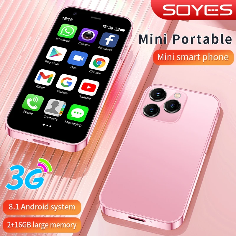 SOYES XS15-Mini Smartphone Android 3.0 inch 2+16GB ROM Google Play