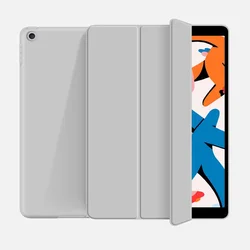 Protective Tablet Case with Auto Wake Cover for 10.2 7th 8th 9th Gen (Gray  S15)
