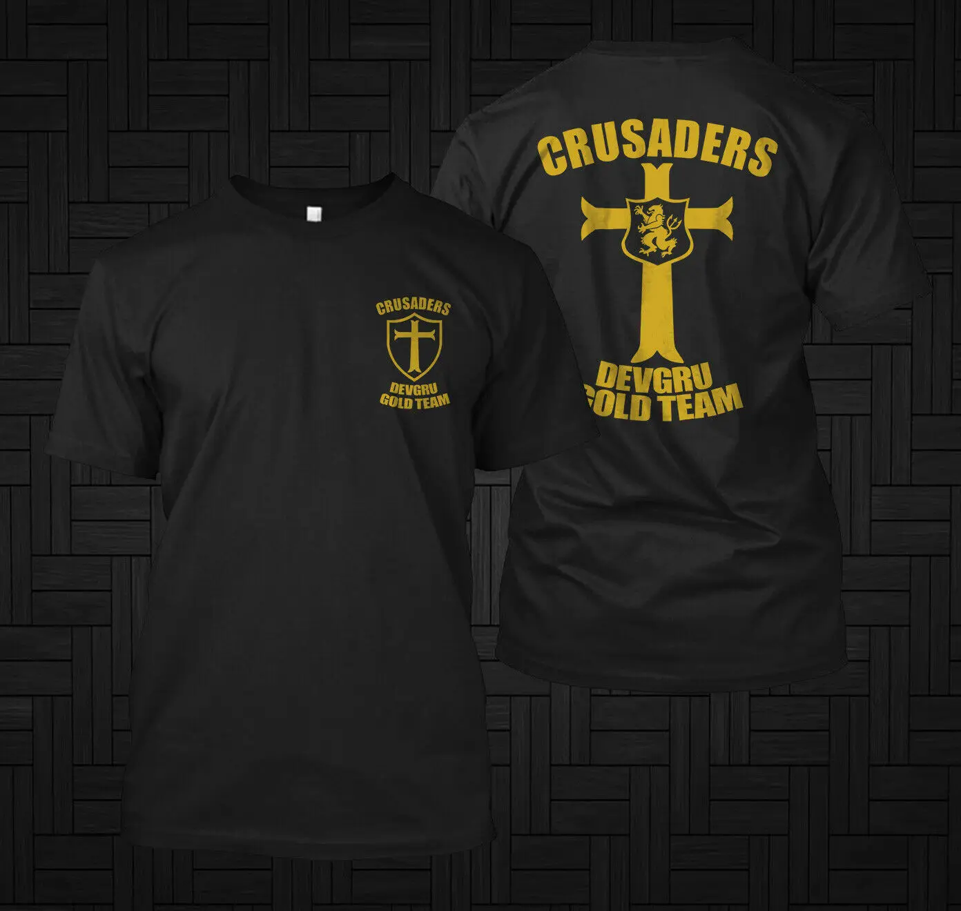 

US Seal Team Six NSWDG Gold Team Crusaders Special Force T Shirt. Short Sleeve 100% Cotton Casual T-shirts Loose Top Size S-3XL