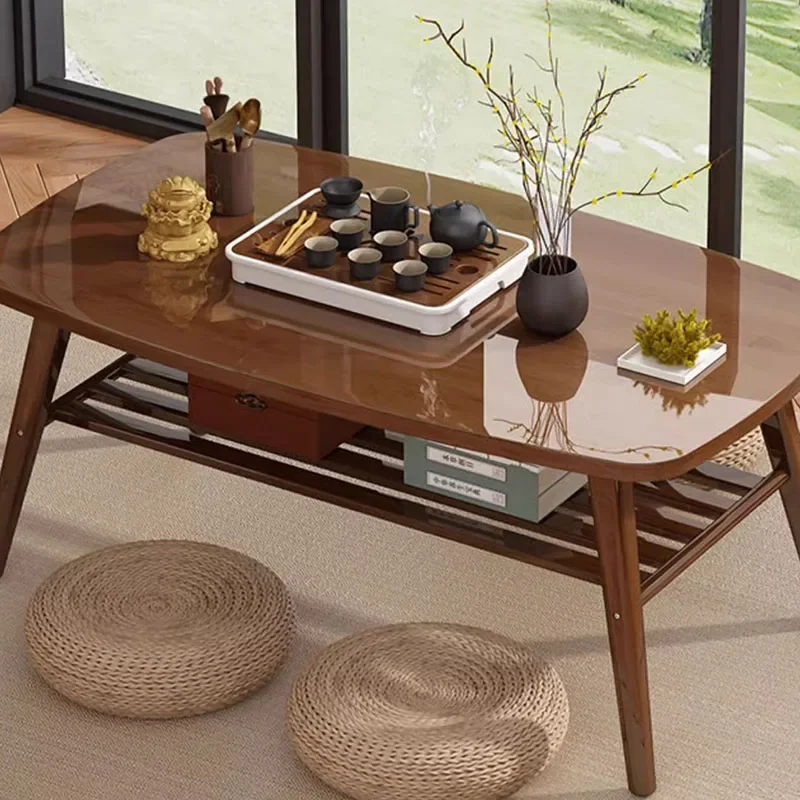 Aesthetic Simple Clear Side Table Modern Wood Small Apartamento Nordic Side Table Bedroom Designer Tavolino Da Salotto Furniture