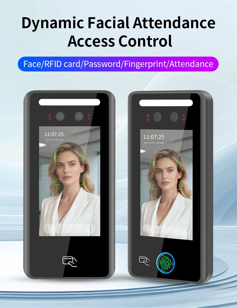4.5 inch Dynamic Face Recognition Attendance System Terminal Time Attendance Doo