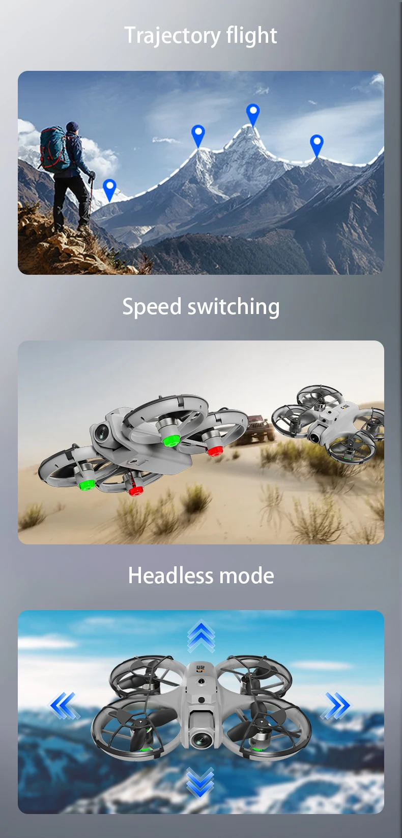 Nuevo Dron ES800 8K, cámaras HD profesionales, obstáculo de flujo óptico, protector de hélice incorporado, GPS, Motor sin escobillas, cuadricópteros aéreos