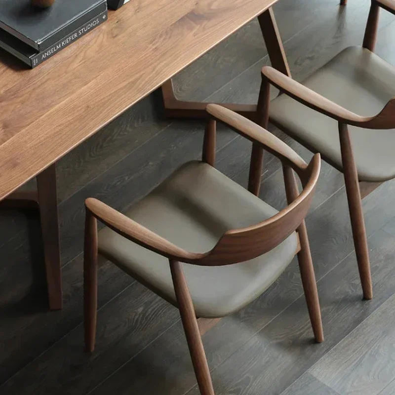 Wood Dining Chair Office Chairs Chaise Salle Manger Nordic Kitchen Design Living Room Rooms Dressing Chic Modern Luxury Accent