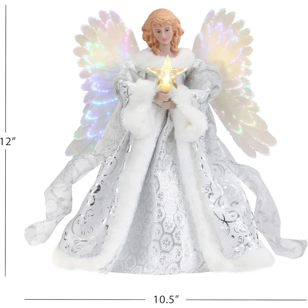 Fiber Optic Tree Topper Angel 3