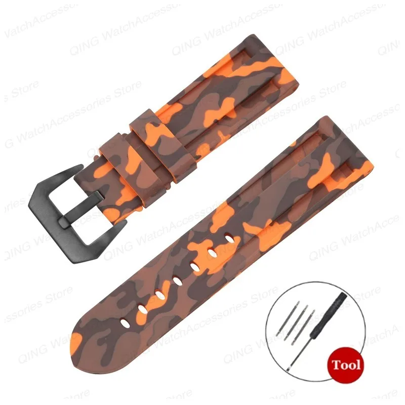 Versatile Silicone Sport Wristband - Rubber Bracelet Watch Strap for Men & Women, Multiple Widths Available