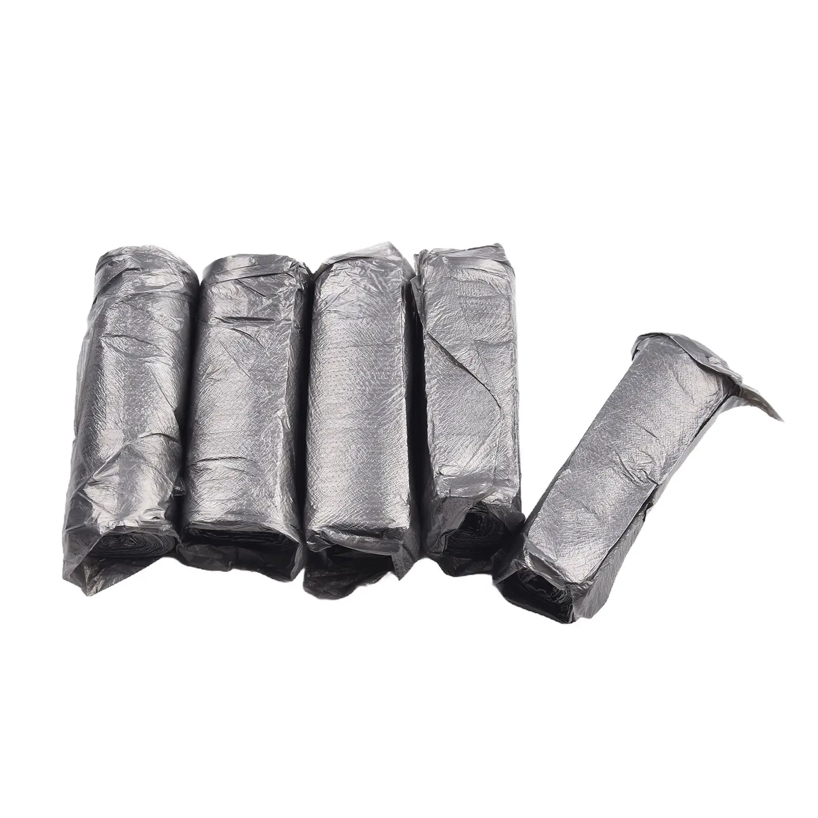 

Biodegradable Garbage Bag PE 45*45cm 5 Rolls Black/Blue/Yellow/Pink/Purple Clean Bag For Camping 10kg Maximum Load