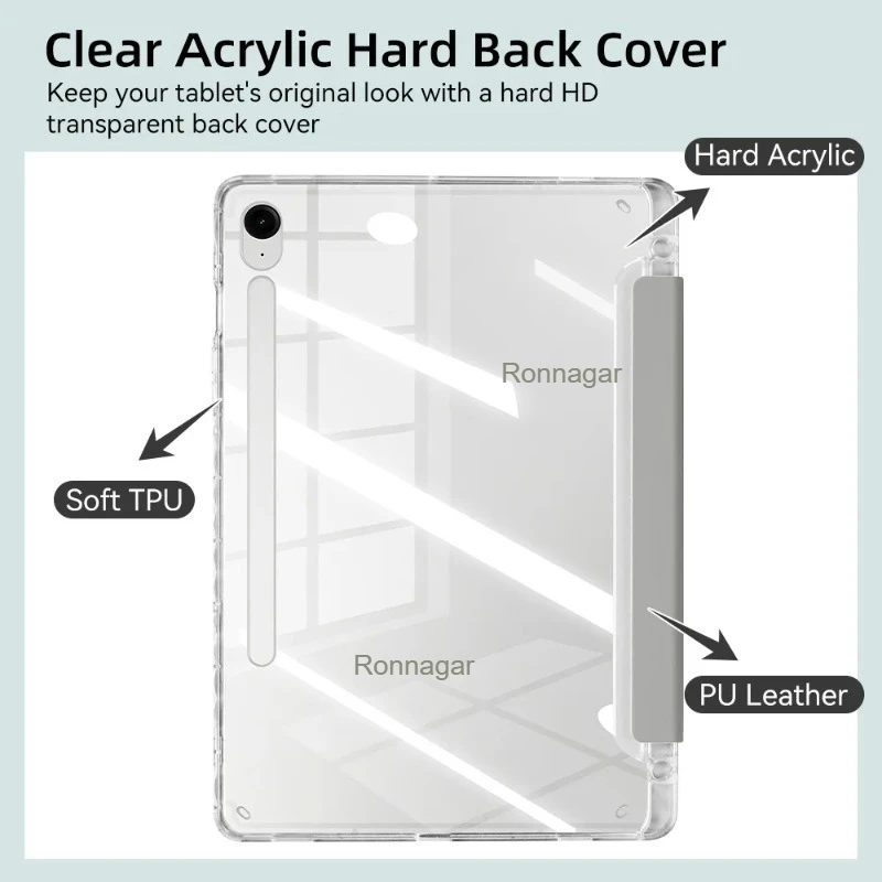 Premium Y Fold Tablet Case - Enhanced Magnetic Closure and Sleek Design