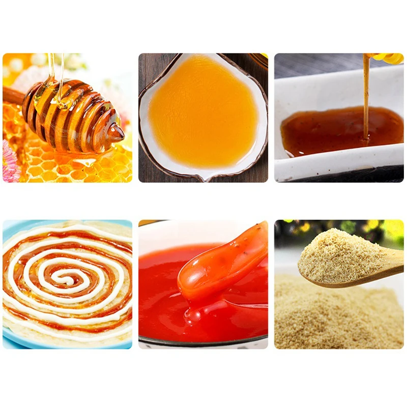 290ml Honey Bottles Bottle Squeeze Dispenser Packaging Salad Dressing Jar Mini Jam Clear Containers Empty Ketchup Syrup Sauce