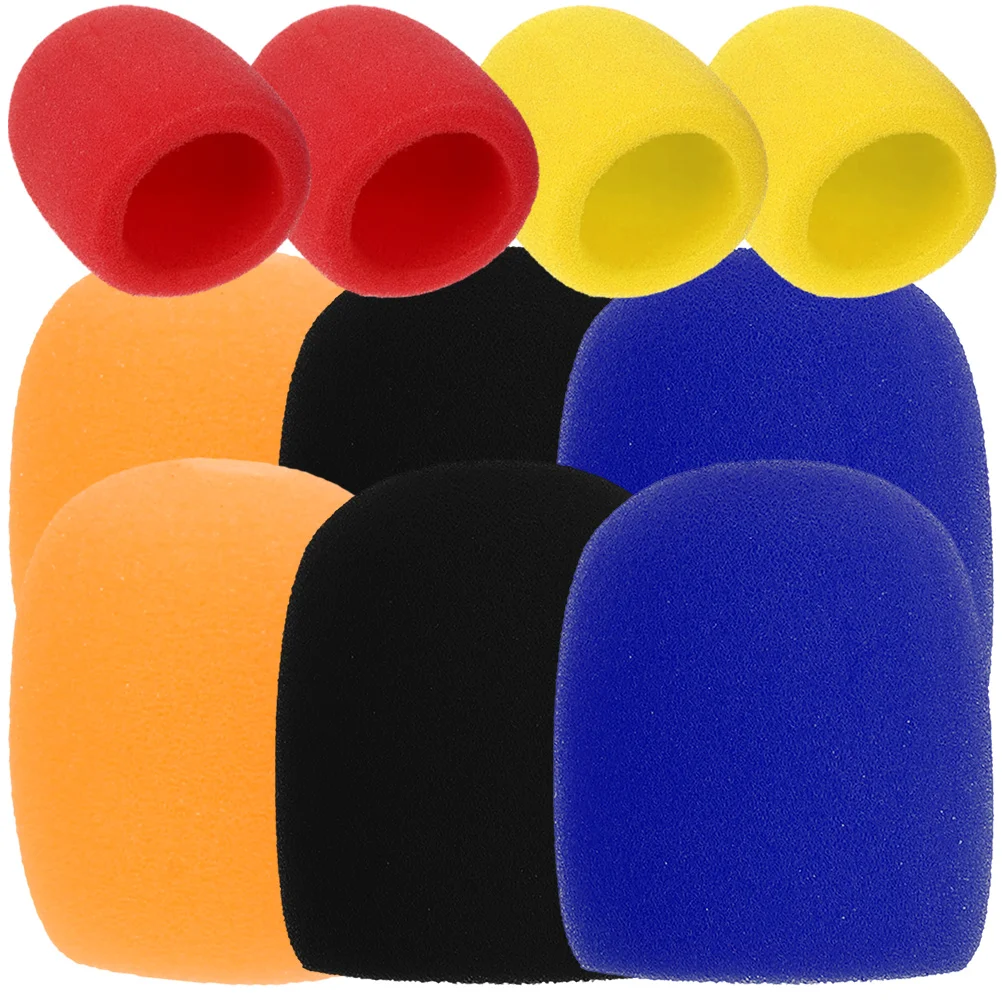 

Microphone Case Sponge Covers Stage Windscreen For Protective With Foam Thicken Handheld For Karaoke DJ Studio Interview