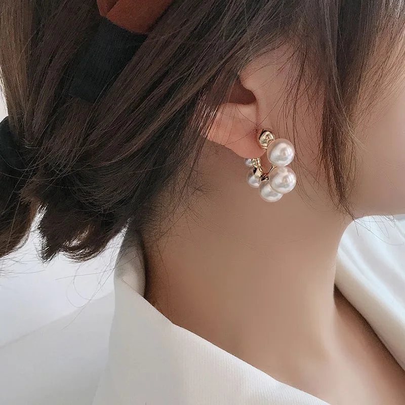 Pearl Earrings For Women Wedding Party