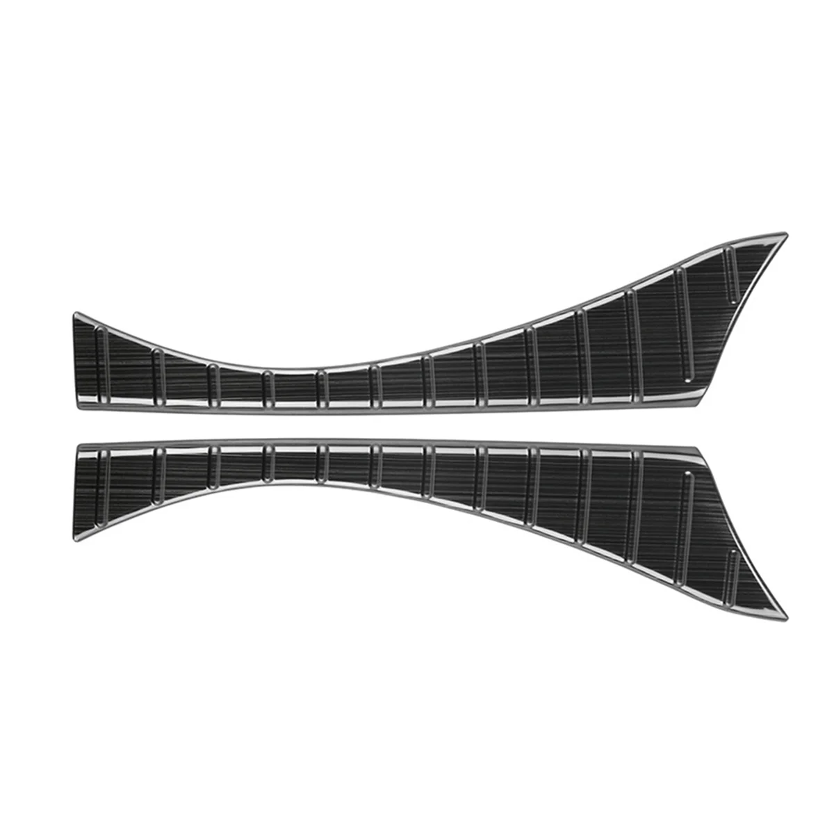 

Для Toyota Alphard 40 серия 2023 + Автомобильные задние защитные накладки из нержавеющей стали для багажника, крыла, порога, защитные накладки, черные