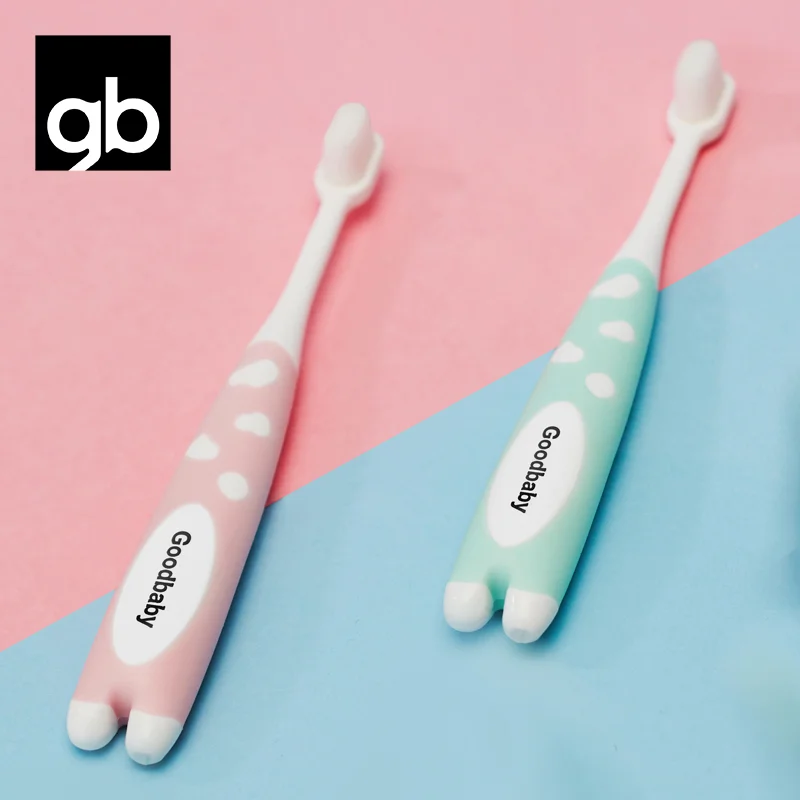 gb Kids Toothbrush, Soft Manual Training Toothbrush for Kids 2~6 Years (Soft bristled brush)