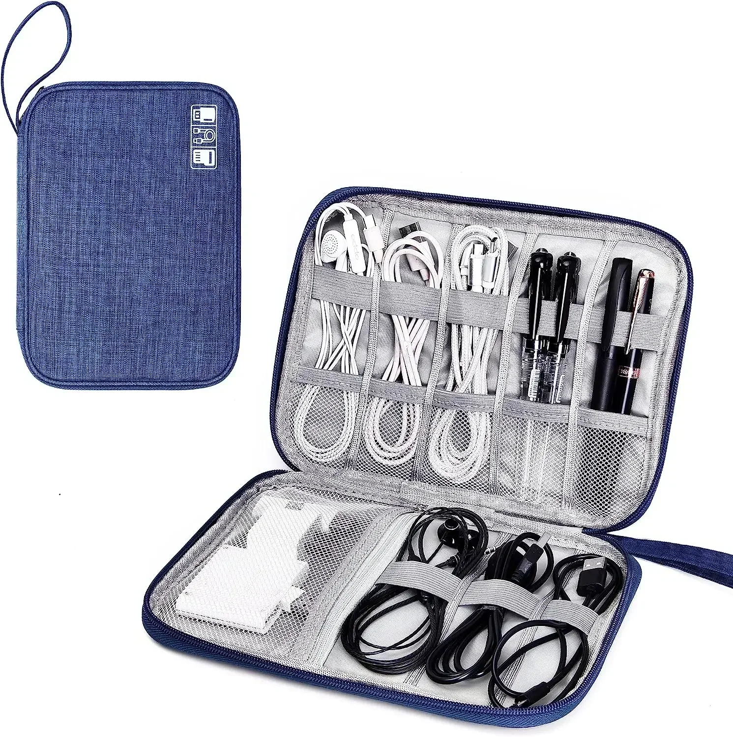 Compact Multifunctional Travel Storage Organizer Pouch