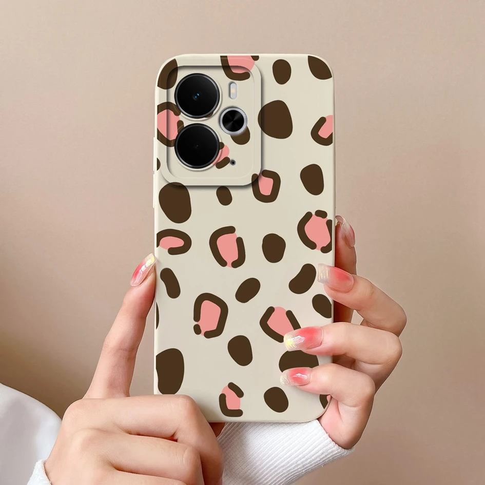 Luxury Floral Print Liquid Silicone Case - High Quality, Anti-Drop, Durable, Anti-Slip Housing