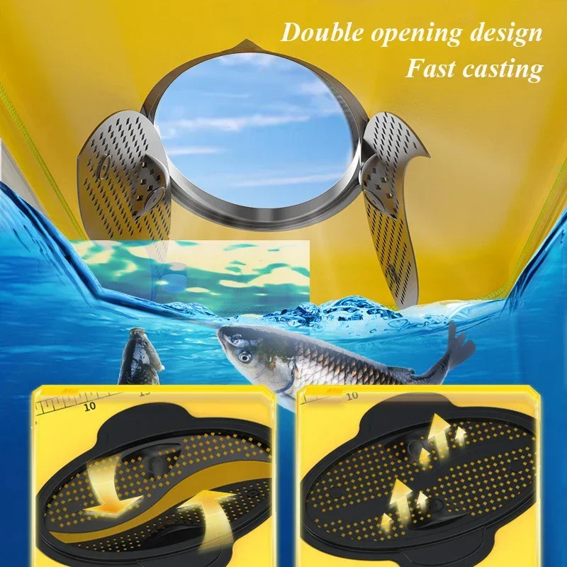 Thickened Fishing Bucket with Oxygen Pump Large Capacity Live Bait Transparent Fish Bucket Aeration Hole Fishing Tool