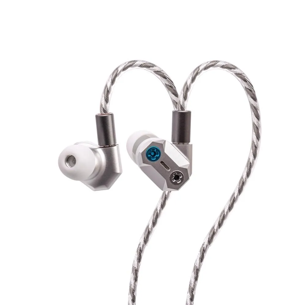 

Shuoer Tape Pro | Магнитостатические динамические гибридные наушники IEM с винтами для настройки басов и двухконтактными посеребренными медными кабелями