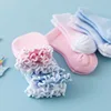Cotton Baby Socks 4 Pairs Newborn Gloves Socks Set Spring Anti Scratch Bite Gloves Photography Props Infant Boys Girls Accessori 2
