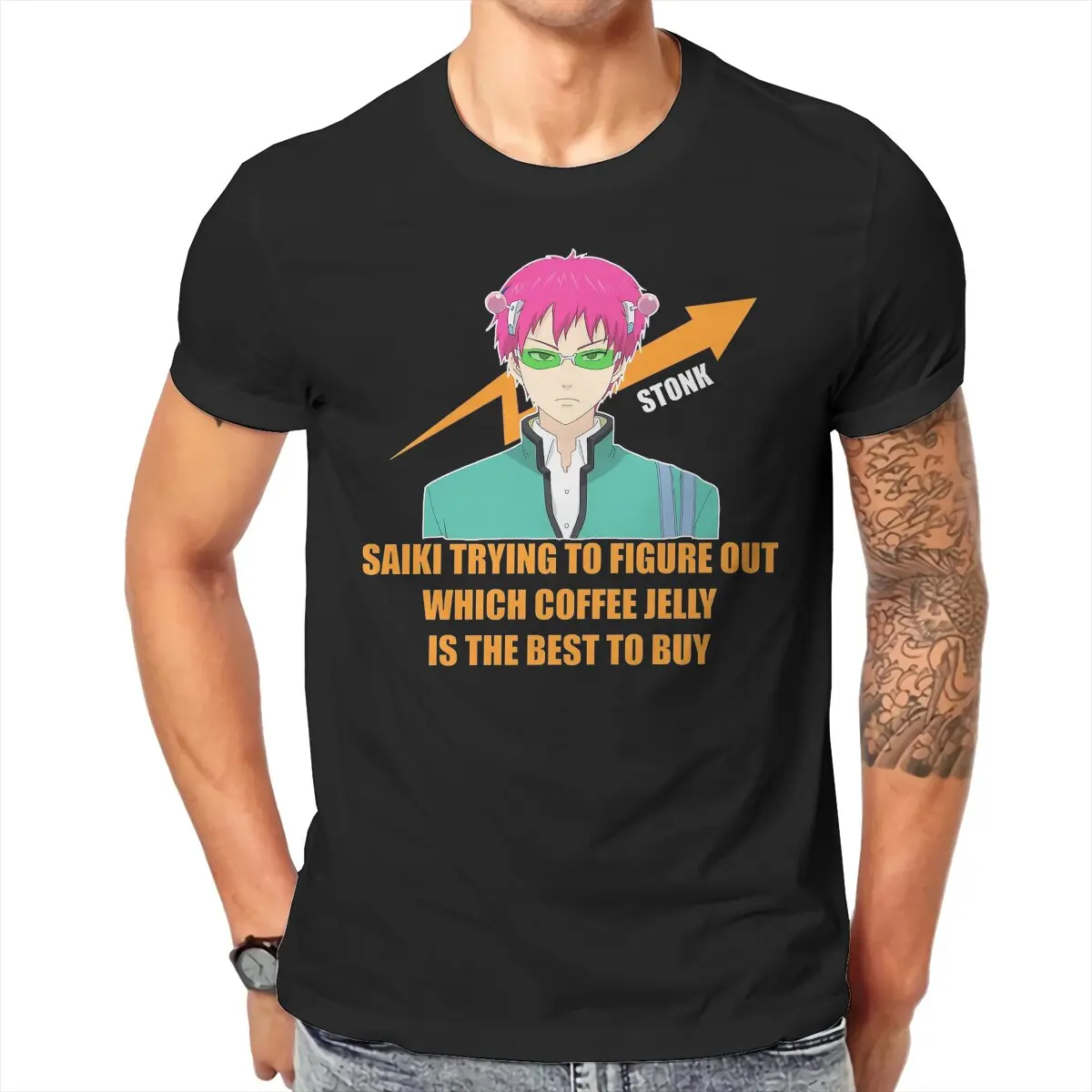 

Hot selling in Summer men's and women's casual T-shirts The Disastrous Life of Saiki K Novelty Cool T-shirt Street Clothing