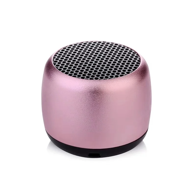 Mini Bluetooth Speaker Metal HiFi TWS Super Small Steel Loudly Speaker Wireless Portable Speaker For Xiaomi Huawei  Ect Phones 