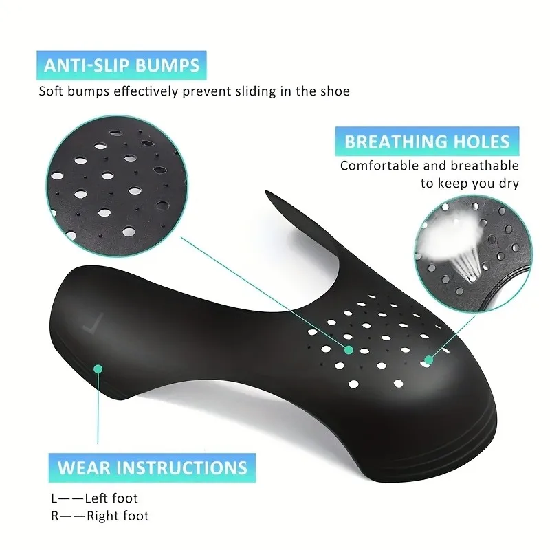 Premium Anti-Wrinkle Shoe Shield Set - Sneaker Crease Protectors and Shoe Shapers