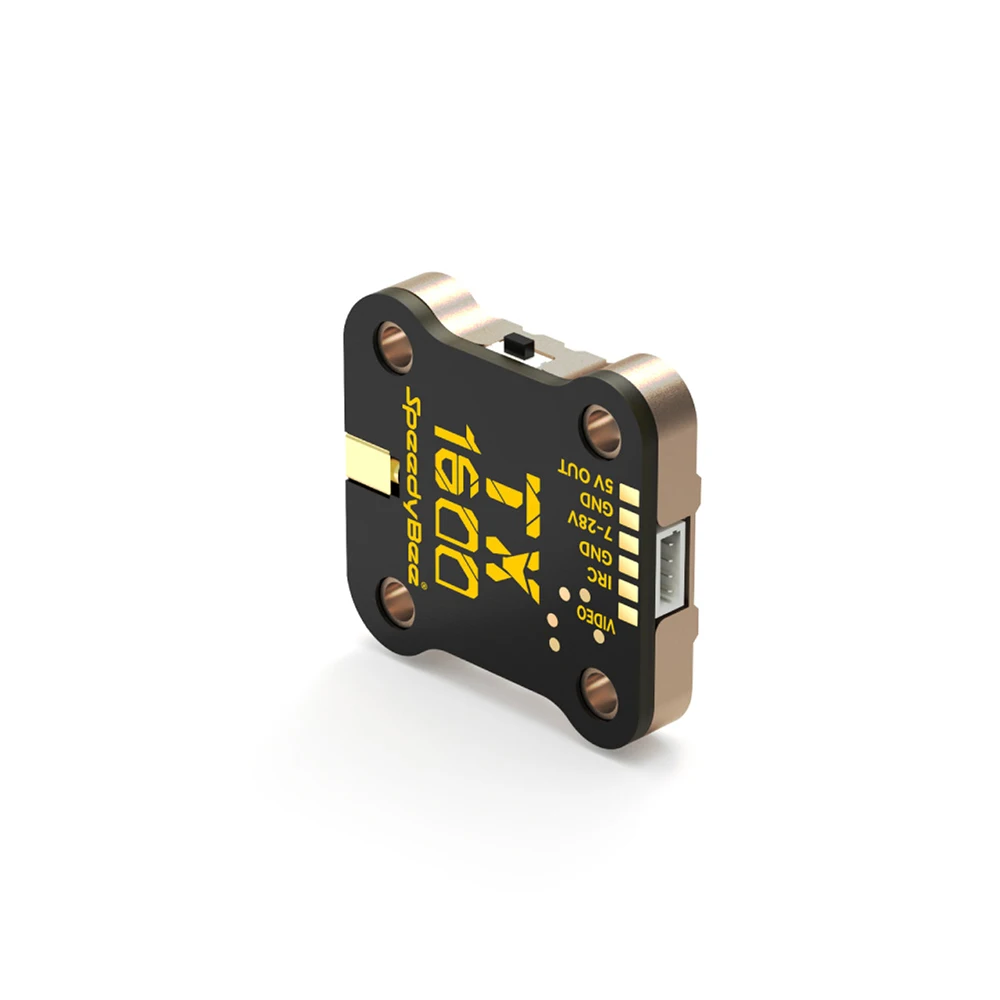 SpeedyBee TX ULTRA TX1600 5.8GHz 48CH 1.6W Analog VTX High-efficiency Heat Sink 2-6S LIPO 20X20mm for FPV Long Range Drones thumbnail 5