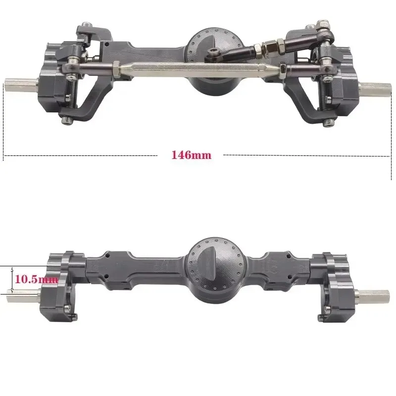 MN 알루미늄 합금 CNC 아노다이징 풀 메탈 프론트 리어 포털 액슬 RC카 업그레이드 1/12 MN MN98 D90 D91 D99 D99S MN90 MN99용