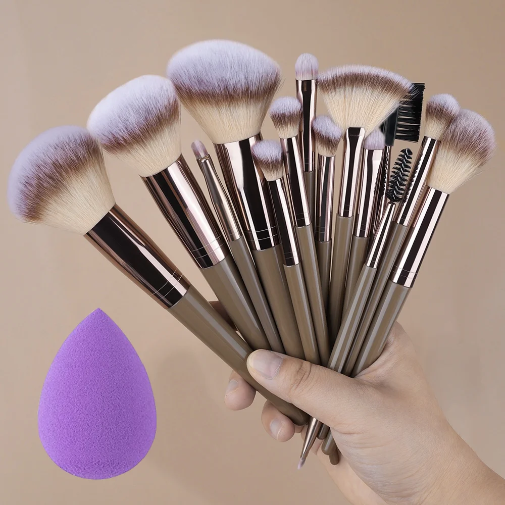 Professional Makeup Brush Set - Super Soft Brushes for Blush, Highlighter, Foundation, Concealer, and Eyeshadow