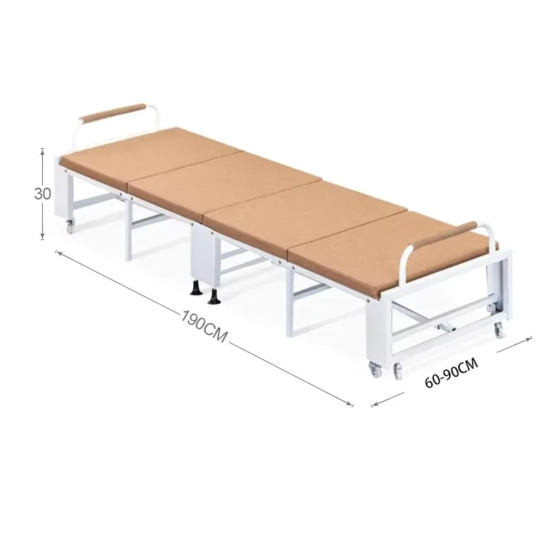 

simple metal bed dormitory office lunch break portable movable folding