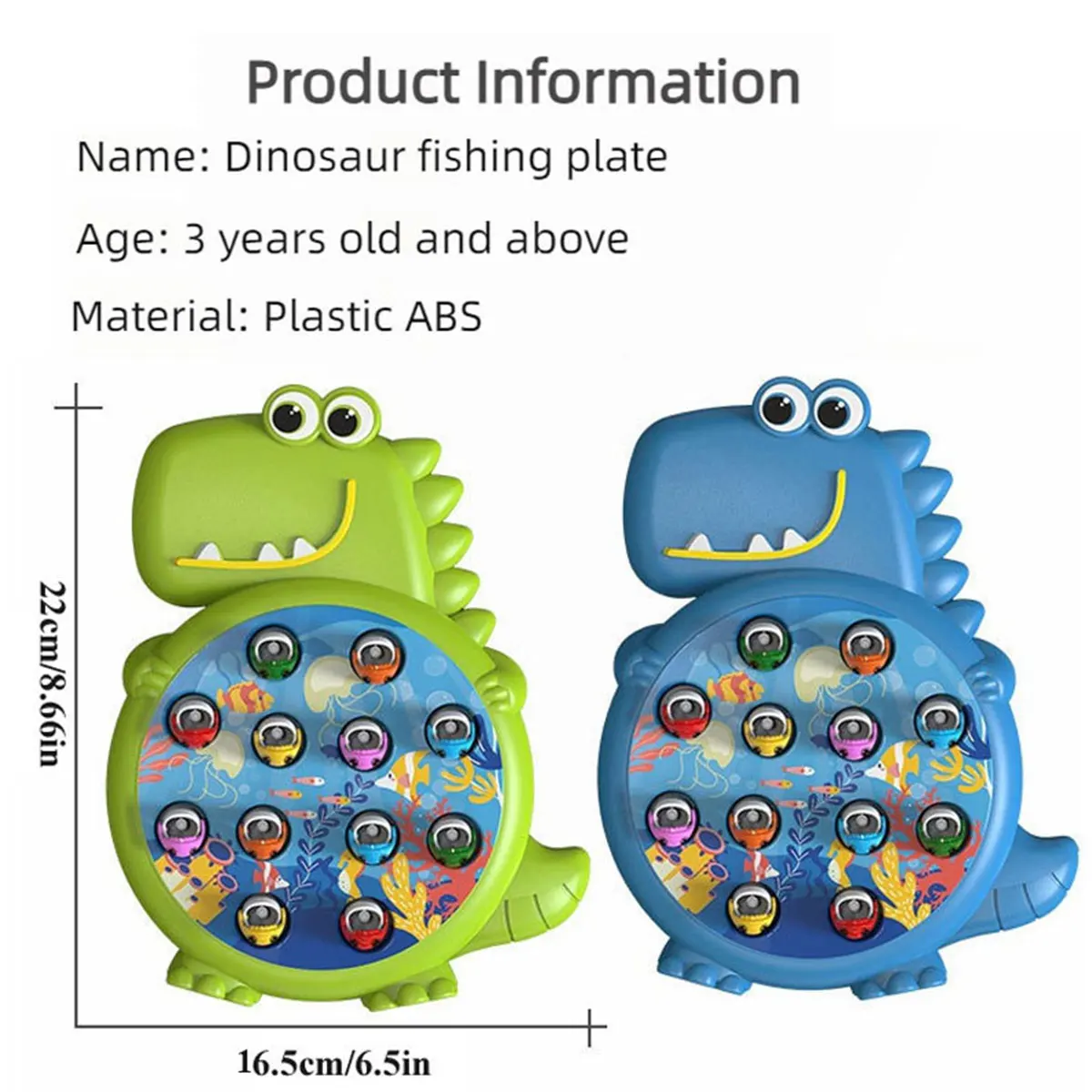 No electric Dinosaur Magnetic Fishing Toys Play Rod Game Toys for Children Baby Montessori with Rod Kids Educational Gift 5