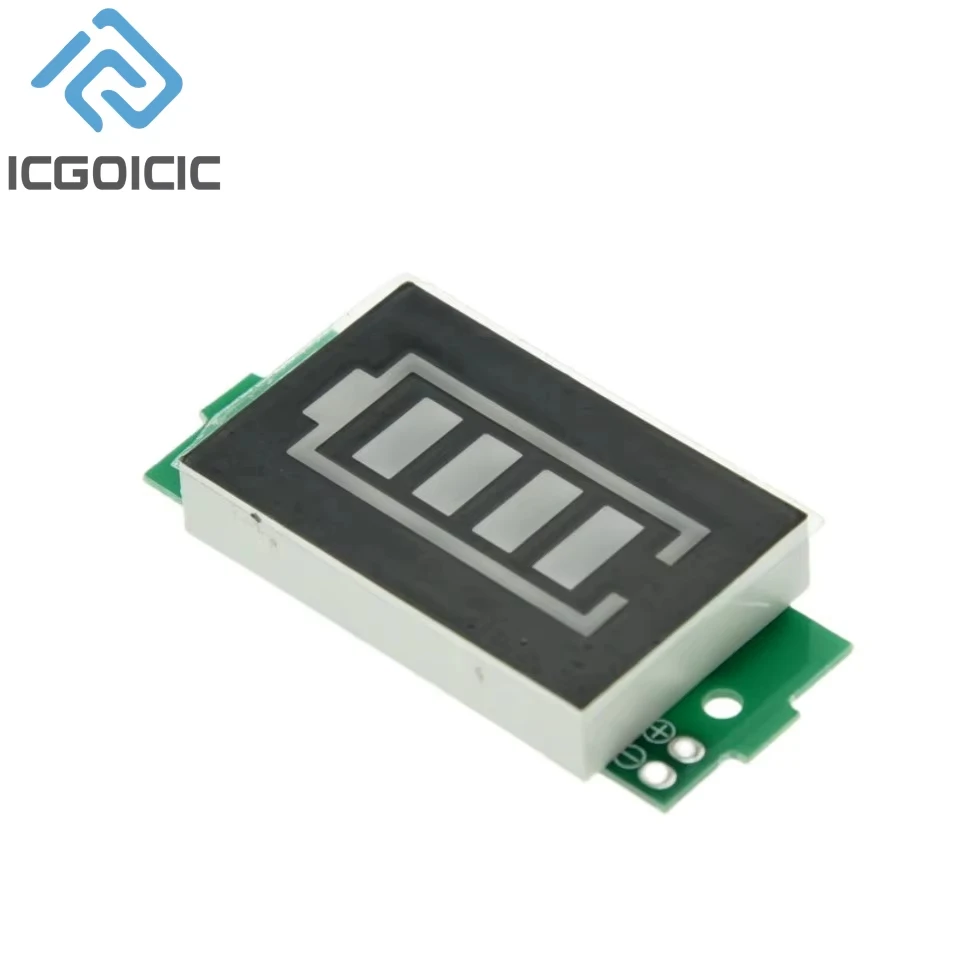 1S-8S 1S/2S/3S/4S 1-8S Singolo 3.7V Indicatore di capacità della batteria al litio Modulo 4.2V Display Tester di potenza per veicoli elettrici Li-ion - immagine 5