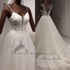 Lakshmigown Plus Size A Line Beach Wedding Gowns for Women 2024 Customized Casamento Princess Boho Bridal Dresses Lace Up Back 1