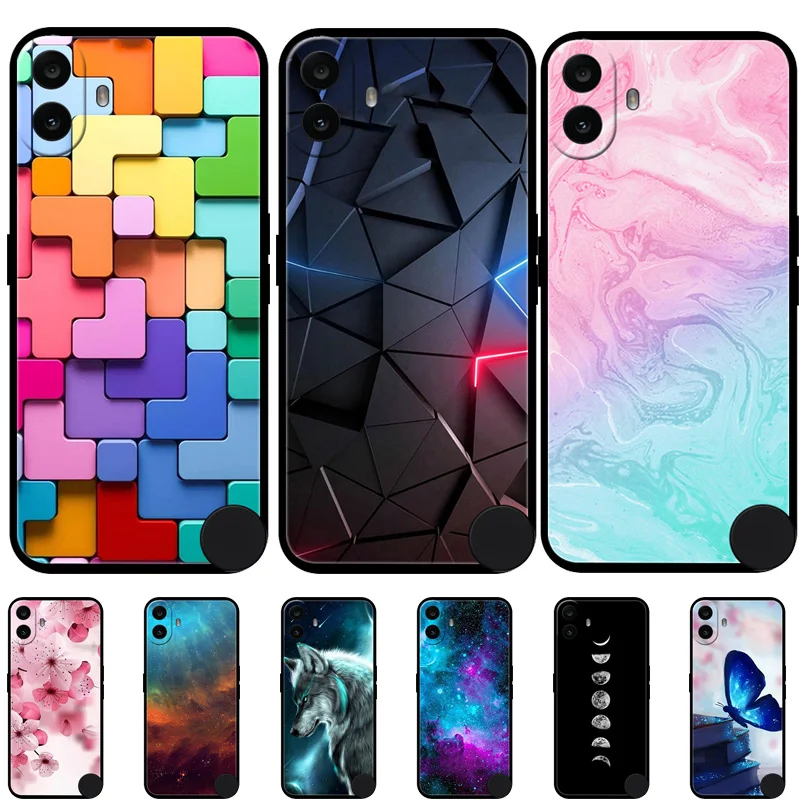 Floral Silicone Protective Phone Case - Stylish Bumper Cover