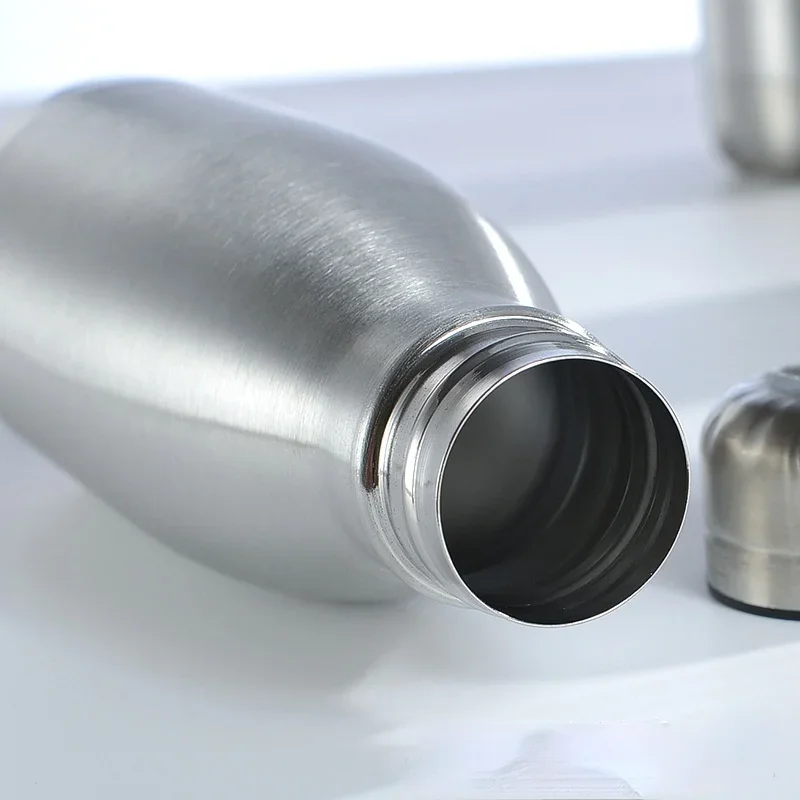 Stainless Cola Motion Sport Water Bottle Rugged Water Cup Monolayer No Heat Preservation Metal Color Cola Drink Bottle Drinkware water bottle sports water bottle sports bottle stainless steel water bottle stainless steel cup stainless steel mug