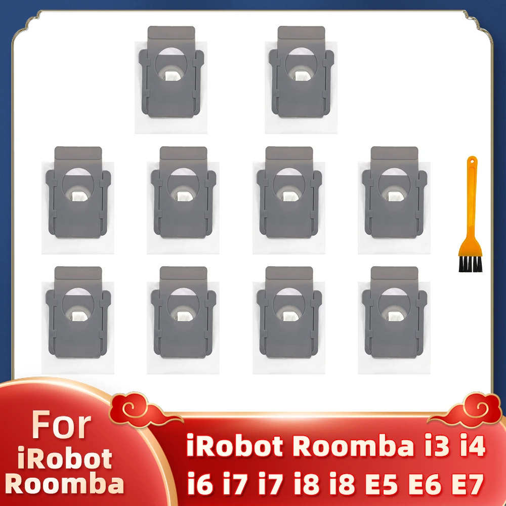 Robot Vacuum Replacement Kit: Main Side Brush, Filter, and Dust Bag Parts