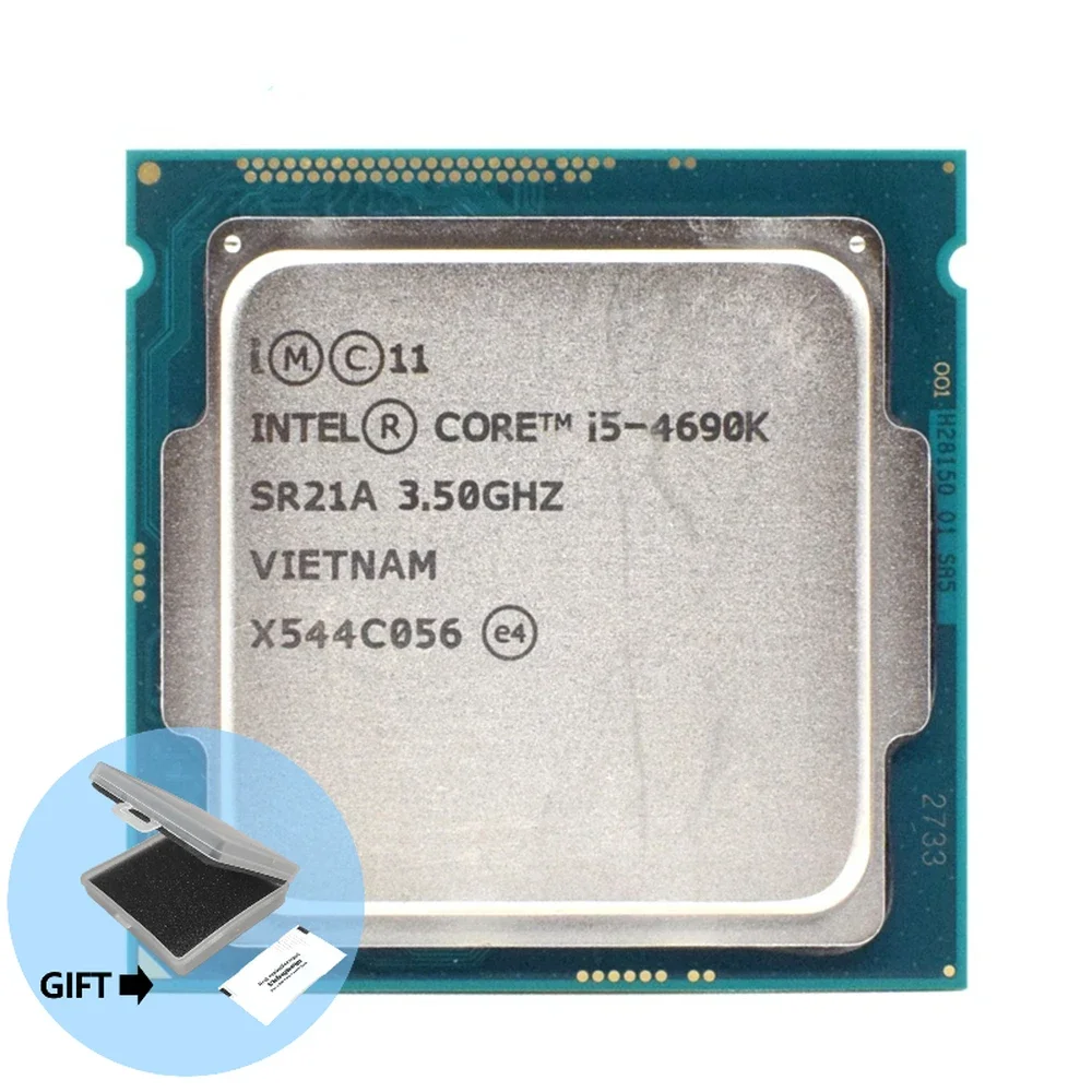 Intel Core I5 4690K 3.5Ghz 6Mb Socket Lga 1150 Processore Cpu Quad-Core I5-4690K Sr21A