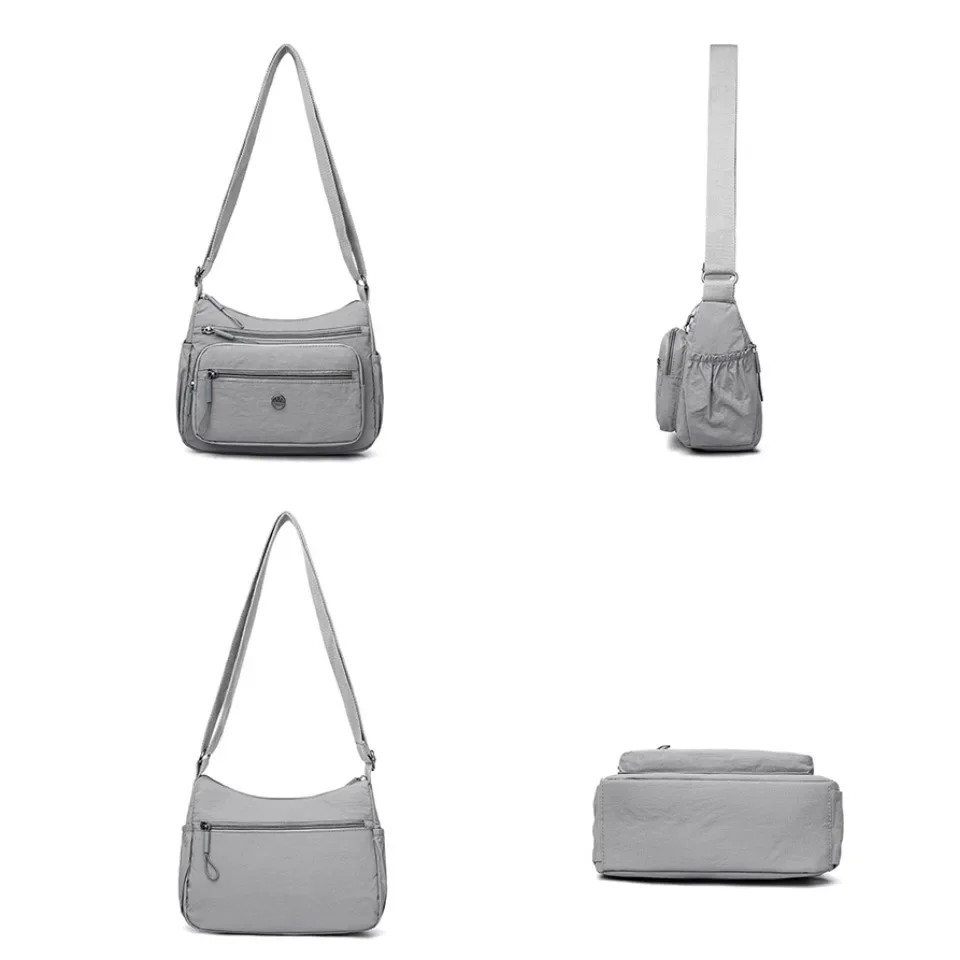 Shoulder Bag Middle-aged Women's Bags Fashion Shoulder Bags Versatile Nylon Crossbody Bag Large-capacity Mother's Bag for Daily Travel
