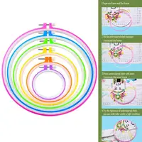 Plastic Embroidery Hoops for Cross Stitch & Needle Arts: 9.5cm, 12.7cm, 16.5cm, 20cm, 24.5cm, 27.5cm, 32cm - Image 5