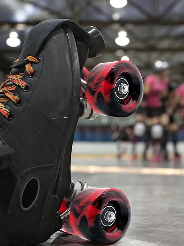 1 Pcs Roller Skates Wheel Freestyle Durable Tire Cozy And Solid Roller Skate Mixed-color And Wear-resistan Skate Wheel