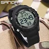 SANDA Top Brand G Style Camouflage LED DigitalWatch Men Waterproof Ms Sport Watches Stopwatch Chronograph Male Electronic Watch 1