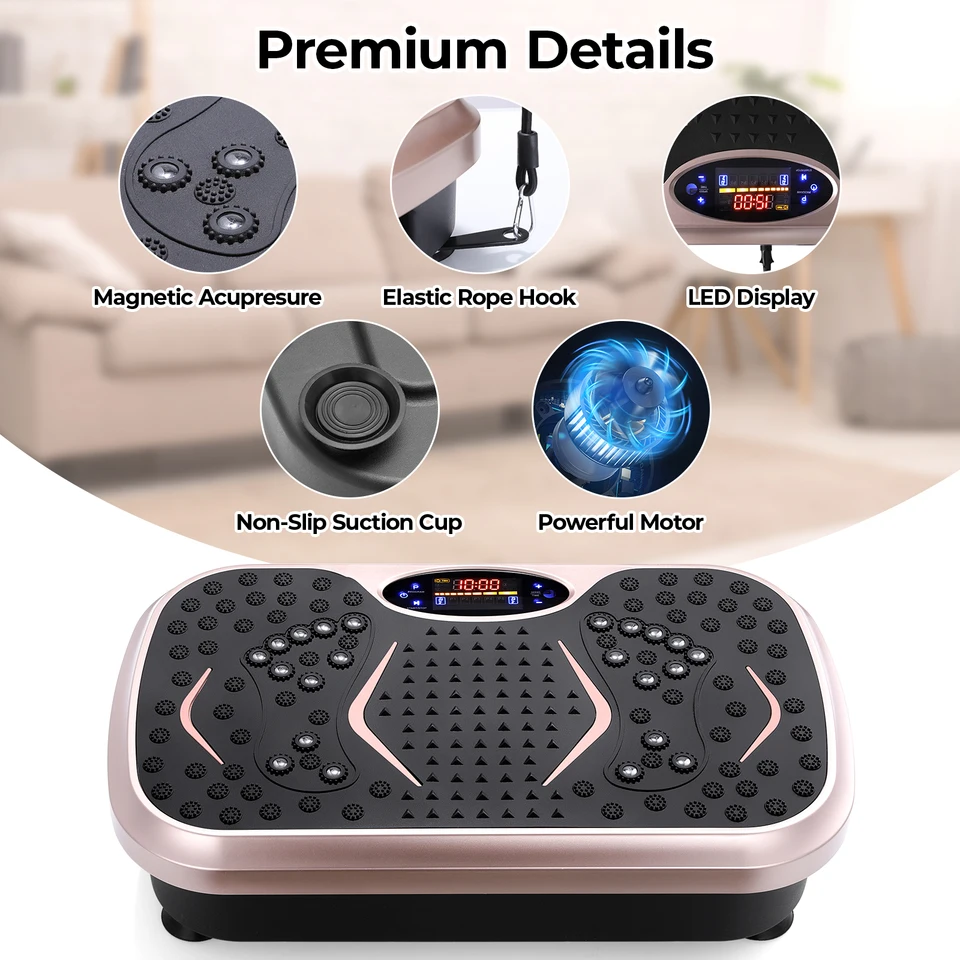 Plateforme Vibrante PUREROYI – Oscillante – Drainage Lymphatique Et Gym – Occasion Emballage Ouvert