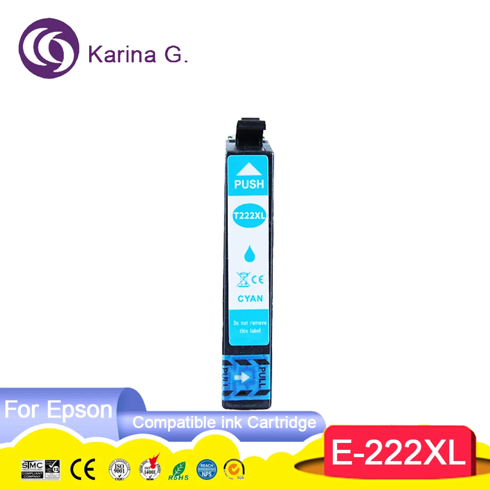 222 T222 XL 222XL T222XL Premium Compatible Color Inkjet Ink Cartridge for XP-5