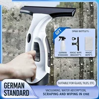 Cordless Handheld Electric Window Cleaner Multifunctional USB  Portable Glass Cleaning Tool Kit With Removable Water Tank 4