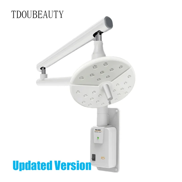 KD-2018B-1 Wall-Mounted Type 50W 27 Holes LED Shadowless Light Cold Operation Lamp Adjustable Brightness Lamp For Dental Clinics