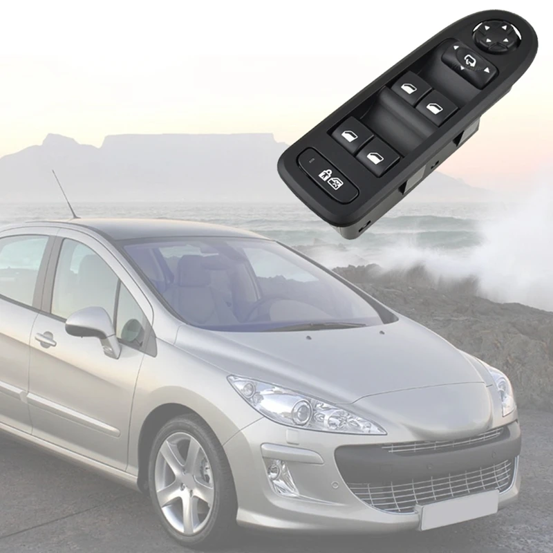 Pegatinas Para Interruptor De Ventana De Coche, Embellecedor De Botón De Elevación, 8 Uds. Por