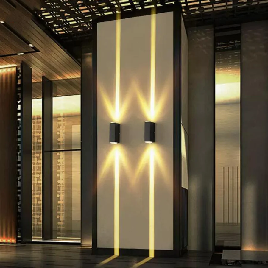 

Waterproof LED Wall Lamp 6W 20W Outdoor Up Down Wall Light Aluminum External Wall Sconce For Villa Garden Porch Balcony Decor