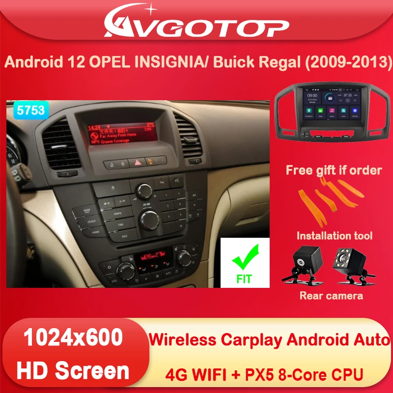 Android 12 Auto Radio Multimeida für OPEL INSIGNIA/ Buick Regal 2009 2010  2013 CD 300 400 600 800 GPS carplay Wifi Navi Stereo UI - AliExpress